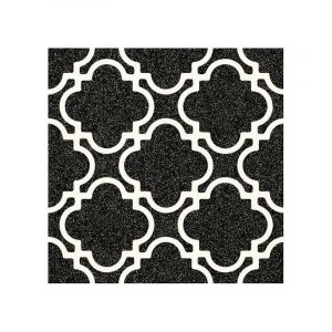 Image de Alameda Bulnes Grafito Carrelage 20x20 Cm Aspect Carreaux De Ciment Motif Fleur.