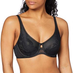 Triumph : soutien-gorge minimiseur &raquo;Wild Rose Sensation W01&laquo; - Noir - Taille 95