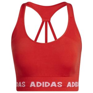 Adidas Women's Aeroknit Bra - Brassi&egrave;re taille XS, rouge