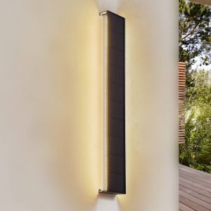 Led Lampe Solaire à intensité variable 'Laarni' en aluminium