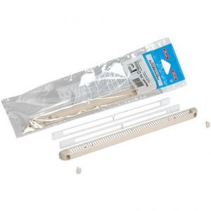 Anjos ventilation Kit entrée d'air autoréglable VM-G30CEA 30m³ Déflecteur+régulateur+4 vis+4 cache vis - Beige - 0807BE