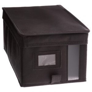 Image de Boîte de Rangement "Dressing" 20x30cm Gris Anthracite Prix