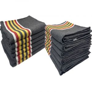 Image de LNT France - Lot de 12 Couvertures Epaisses de Protections de Meubles pour Le Déménagement, Transport et Stockage- 150 x 200 cm - 410 GR/m² - Couverture 100% Textile Recyclé