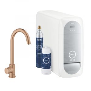 Grohe Blue Home Mitigeur de cuisine, avec système de filtration, pivotant, 31498DL1,