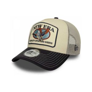 A New Era New Era A-FRAME TRUCKER Animal Patch Unisex Casquettes beige Taille ONE SIZE Accessoires - Couleur beige - Taille ONE SIZE