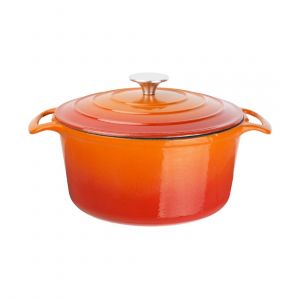Vogue Orange ronde Cocotte 4Ltr