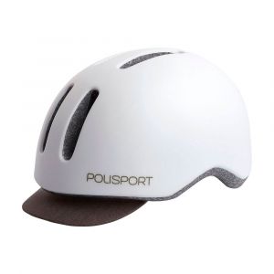 Image de Polisport Casque Commuter L White / Grey Matt