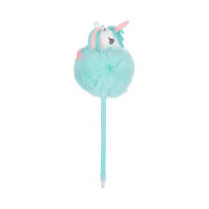 Stylo pompon licorne enfant Equipage