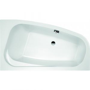 Leda Baignoire frisbee asym&eacute;trique - gauche 140 x 100 cm