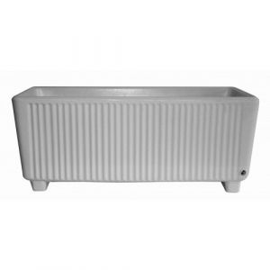 Winslow & Ross Jardinière Blanche Offre Spéciale Décor Jardinière Rectangulaire En Plastique Végétal