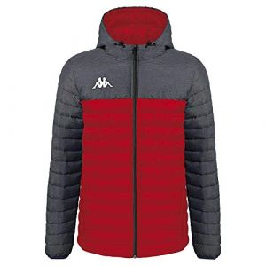 Kappa LAMEZIO Jacket, Rouge/Gris, 14 Ans Mixte Enfant