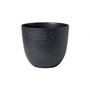 Tera Pot rond re-pot over Ø38 h 32 avec réserve d'eau noire 33706038238 plast