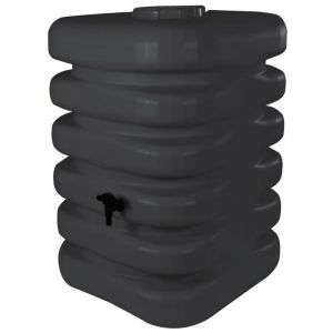 Belli Récupérateur d'eau Cubique - 350 litres - Anthracite