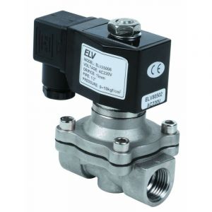 Elv Electrovanne inox 3/4' NO action directe