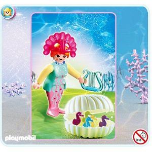 Playmobil 4813 - Sir&egrave;ne avec B&eacute;b&eacute;s Hippocampes