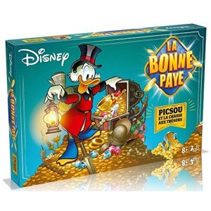 Winning Moves Toys La Bonne Paye Disney : picsou et la Chasse aux tresors - Jeu Societe Plateau - Enfant 8 Ans et Plus