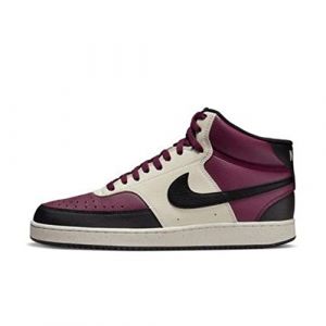 Nike Chaussures Court Vision Mid Next Nature Code DN3577-600, Bordeaux Noir, 43 EU