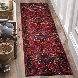 Tapis Rouge/Multicolore 70 X 120