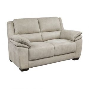 Astio - Canapé Fixe 2 Places Tissu Majestic Beige