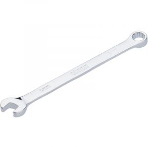 Vigor Cl&eacute; mixte V7740-6, SW 6 mm, version longue, coud&eacute;e &agrave; 15&deg;, 6 pans ext&eacute;rieurs et profil double hexagonal, chrom&eacute; et poli