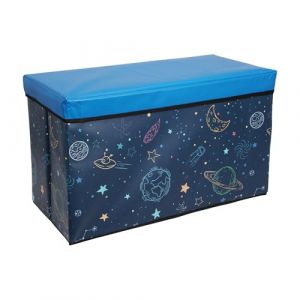 Well Home Boîte de rangement MDS avec tissu non tissé, design de l'espace 60 x 30 x 35 cm
