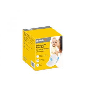Medela Coussinets d’Allaitement Ultra Respirants x180 - Fins, Discrets et Absorbants - Protection Anti-Fuites Jour & Nuit - Confort et Douceur pour Maman
