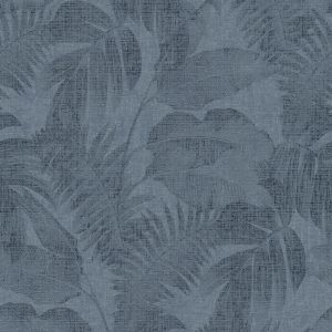 A.S. Creation Papier peint intissé 373965 New Walls - Papier peint palmier Bleu - 10,05 x 0,53 m