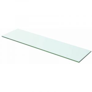 VidaXL Panneau pour &eacute;tag&egrave;re Verre transparent 60 x 12 cm