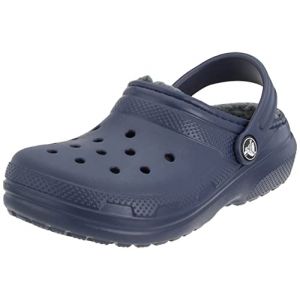 Image de Crocs Classic Lined Clog T, Sabot, Bleu Marine Anthracite, 23 EU