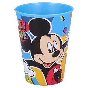 Stor 8412497501076Facile Verre, 260 ML Capacité, Mickey Cool Été
