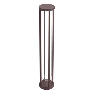 Flos Outdoor Lampadaire D'extérieur In Vitro Bollard 3 Dimmable 1-10v (Deep Brown - Aluminium Et Verre)