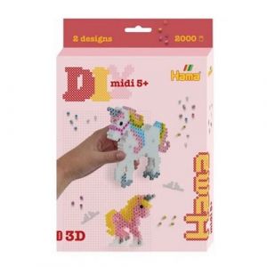 Hama Boite licornes tailles de perles MIDI