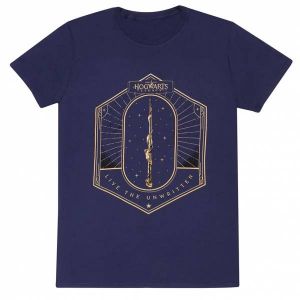 L'héritage de Poudlard Golden Wand Hommes T-shirt HWL05763TSC