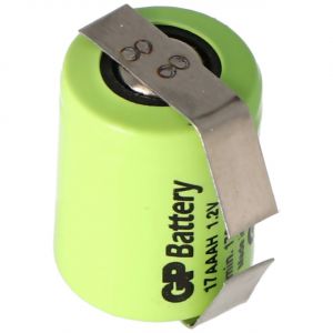 GP Batteries Batterie rechargeable GP 1 / 3AAA NiMH Taille 1/3 AAA 170mAh avec cosse &agrave; souder en forme de U