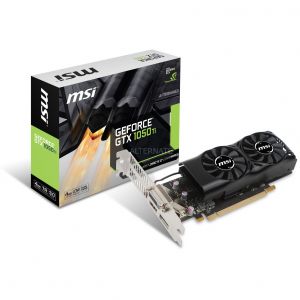 MSI GTX 1050 TI 4GT LP - Carte graphique GF GTX 1050 Ti 4 Go