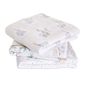 Aden + Anais Lot de 3 langes Musy My Darling Dumbo (70 x 70 cm)