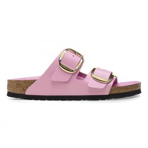 Birkenstock Mules femme Arizona Big Buckle Natural Leather Patent