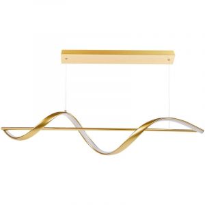 Beliani Lampe Suspendue Led Doré Khutti