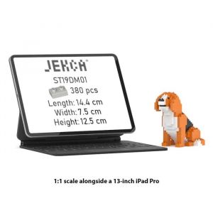 Blocs de construction - JEKCA - Mini Beagle - 380 pi&egrave;ces - 14 ans et plus - Plastique durable