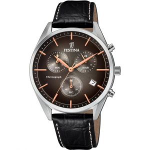 Festina F6860 - Montre pour homme avec bracelet en cuir
