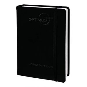 Quo Vadis CARNET 21 PROJETS FR Optimum avec élastique - 15x21cm - noir (2371066Q)