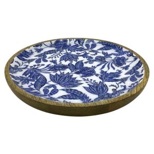 Signes Grimalt Petite assiette &agrave; fleurs d&eacute;corative pour la cuisine, id&eacute;ale pour servir et d&eacute;corer, design &eacute;l&eacute;gant et fonctionnel