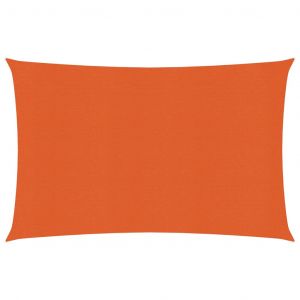 VidaXL Voile d'ombrage 160 g/m² Orange 2,5x3,5 m PEHD