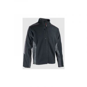 LMA Veste POLAR gris chin&eacute; / noir T.M - 2289 T.3