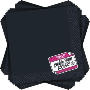 Unique Industries Inc Serviettes en papier-13 cm-Fortnite Party-Lot de 16, 24671, Black