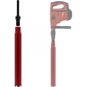 Couronne diamant &Oslash; 56 mm avec adaptateur pour perceuse et perforateur SDS-max