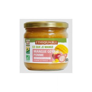 Ethiquable Purée Mangue Goyave Pomme bio et