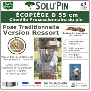 Tout Pour Les Nuisibles - SoluPin Collier &Eacute;COPI&Egrave;GE &Oslash;55 cm Version Ressort