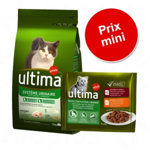 Ultima Croquettes Chat Protection Système Urinaire 1,5 kg Poulet et Riz