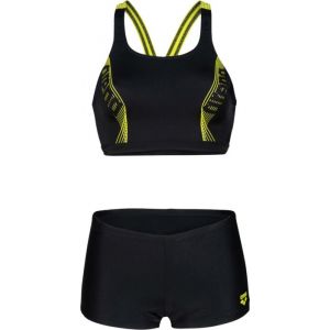 Arena Maillot De Bain 2 Pieces - W Bikini Energy Back Graphic - Noir Femme 38
